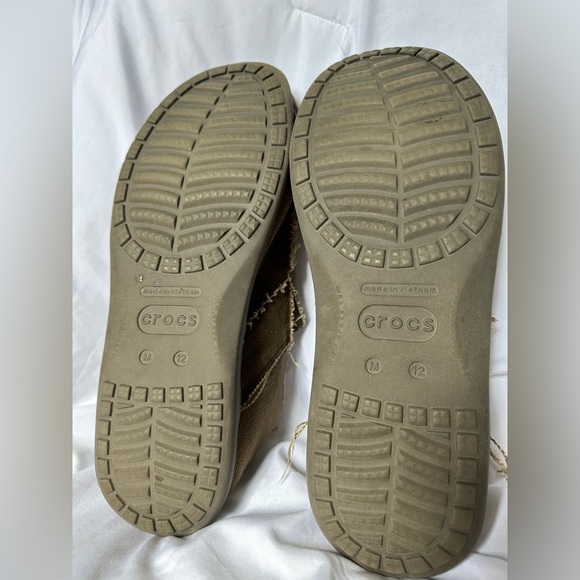 Crcos Slip-On Loafers Men's Size 12 Brown Canvas Upper Raw Edge
Surfer Style - Picture 2 of 4
